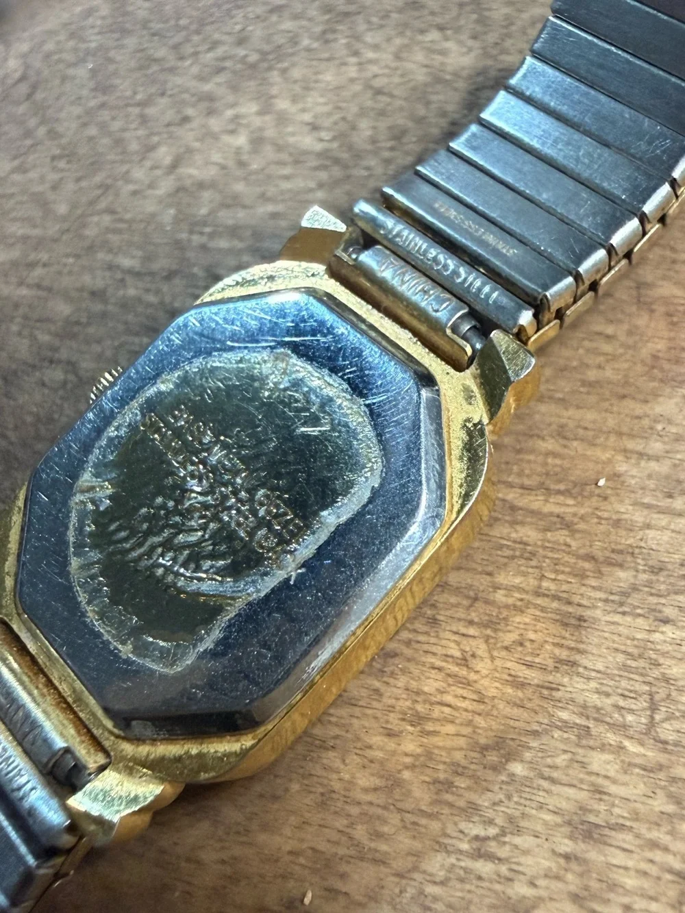 Advance Vintage Two Tone Stretch Band Quartz Watch Japan Movement Women’s
